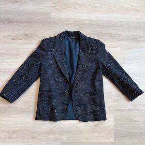 Dior tweed blue kids toddler boys blazer size 4-5T